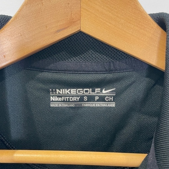 Nike Black Golf Fit Dry Polo Shirt - Picture 5 of 5